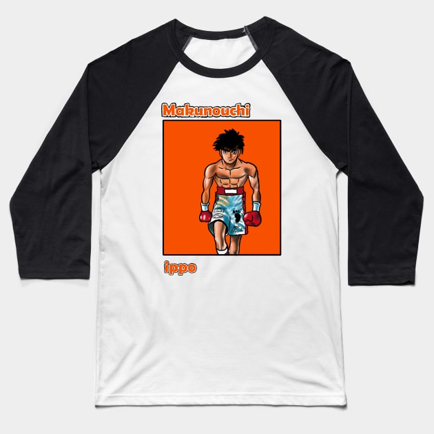 Ippo makunouchi Baseball T-Shirt by Damsos_store